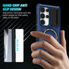 For Samsung Galaxy S25 Ultra 5G Sliding Camshield MagSafe Holder TPU Hybrid PC Phone Case(Royal Blue)