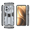 For Redmi K80 Pro Supersonic PC + TPU Holder Phone Case(Grey)