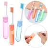 4 PCS/Set Portable Business Trip Folding Toothbrush Multi-color Super Soft Bristles Toothbrush