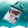 Multipurpose Single Shoulder Outdoor Transparent Waterproof Bag for Mobile Phone Small Objects(Orange)