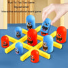 Sets Of Tic Tac Toe Chess Game Linking Parent-Child Interactive Educational Family Toys(Red Blue)
