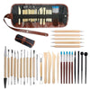 30 PCS/Set Ceramic Clay Sculpture Carving Knife Clay Indentation Pen