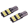 2 PCS T10 2.5W 100LM White Light 6 LED 5730 SMD CANBUS Car Signal Light Bulb