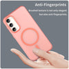 For Samsung Galaxy S23+ 5G MagSafe Frosted Translucent TPU + PC Full Coverage Phone Case(Red)