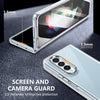 For Samsung Galaxy Z Fold3 5G lce Folding Series Integrated Clear PC Phone Case(Silver)