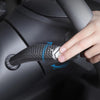 For Tesla Model 3 / Y 2pcs/Set Car Turn Signal Lever Carbon Fiber Pattern Protective Cover(Matt Black)