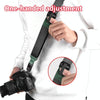 Quick Release Mirrorless Camera Crossbody Strap SLR Camera Decompression Halter Strap(Black+Brown)