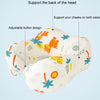 Children U-Shaped Memory Pillow Portable Cartoon Neck Care Pillow, Style: Pink Rabbit
