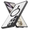 For Samsung Galaxy S25 Ultra 5G Ice Color Magnetic Series TPU Hybrid Acrylic Magsafe Phone Case(Black)