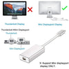 USB-C / Type-C 3.1 Male to Mini DP Female HD Converter, Length: 12cm(Silver)