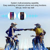 Hysnox HY-02 Bluetooth 5.0 Motorcycle Helmet Headset 2000M 6 Riders Intercom Headset (Gold)