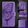 For Asus Zenfone 11 Ultra Embossed Butterfly Leather Phone Case(Purple)