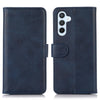 For Samsung Galaxy A56 5G Cow Texture Flip Leather Phone Case(Blue)