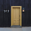 0.36W Solar Powered Wall Mount 6 LEDs Lighting Doorplate Lamp House Number Porch Lights with Solar Pannel(9)