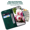 For Realme 13+ Global Butterfly Rose Embossed Leather Phone Case(Green)