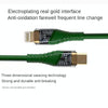 2pcs PD30W USB-C / Type-C to 8 Pin Transparent 3A Fast Charging Data Cable, Length: 1m(Black)