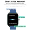 T20 1.96 inch IP67 Waterproof Silicone Band Smart Watch, Supports Dual-mode Bluetooth Call / Heart Rate Monitoring(Blue)