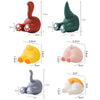 Cartoon Animal Punch-free Hook Traceless Plug Holder Bathroom Cute Toothbrush Hanger, Spec: Lattice Tail