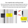 Wireless Door/Window Alarm, 120dB, Magnetic Sensor (Black)