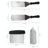 6 PCS/Set Outdoor Stainless Steel Barbecue Tool Set Tomato Sauce Bottle BBQ Grill Set