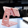 WQ-02 Foldable Creative Lazy Bracket Phone Holder (Black)