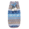 XS Blue Christmas Snowflake Dog Sweater (Knitted)