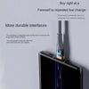 2pcs PD30W USB-C / Type-C to 8 Pin Transparent 3A Fast Charging Data Cable, Length: 1m(Grey)