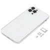 iPhone X Back Housing Cover, White (iP13 Pro Style)