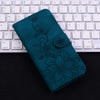 For Xiaomi Redmi K70 / K70 Pro Lily Embossed Leather Phone Case(Dark Blue)