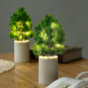 Christmas Tree Night Lights Bedroom Pine Ambient Lamps Home Decorative Lights(Warm White Light)