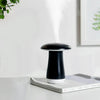 Mushroom Aromatherapy Night Light Bedroom Bedside Sleep Air Humidifier Sleep Aid Lamp Automatic Alcohol Sprayer(Black)