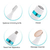 4 In 1 Electric Shaver Home Eyebrow Knife Massage Import Cleansing Instrument(Gold)
