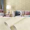 0.53x3m Retro 3D Stereo Plum Blossom Wallpaper Bedroom Living Room TV Background Wall Self-Adhesive Wallpaper(9904-1 Light Yellow B Version)