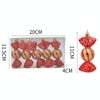 5PCS/Box Christmas Decoration Electroplating Candy Props Gift Box Props(Gold)