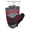 BOODUN Non-slip Half Finger Shock Absorption Breathable Heat Dissipation Outdoor Riding Gloves, Size:L(Black and Grey)