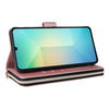 For Samsung Galaxy A06 Nine-card Slots Zipper Wallet Bag Leather Phone Case(Rose Gold)