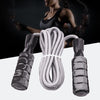 Weight-Bearing Skipping Rope Fitness Exercise Room Skipping Rope, Thickness: 6mm, Length: 3m(Gray)