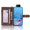 For ASUS Zenfone 7 Pro ZS671KS Litchi Texture Zipper Leather Phone Case(Brown)