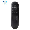 VIBOTON 504T 2.4GHz Laser Pens Wireless RF Remote Control Laser Presenter Pointer for Power Point PPT with Touchpad Air Mouse for PC Laptop Notebook(Black)