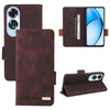 For OPPO A60 Magnetic Clasp Leather Phone Case(Brown)