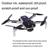 Sunnylife MM2-TZ452 For DJI Mini 2 Waterproof PVC Drone Body + Arm + Remote Control Decorative Protective Stickers Set(Carbon Pattern Red)