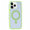 For iPhone 11 Pro Vacuum Airbag Y2 Series Transparent MagSafe Magnetic Phone Case(Fluorescent Green)