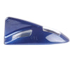 Solar Colorful Light Anti Collision Shark Fin Car Taillight LED Flash Warning Light Caution Light(Dark Blue)