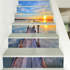 13pcs / Set DIY Creative Silent Sea Stairs Sticker Home Decoration, Size: 18*100cm