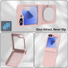 For Samsung Galaxy Z Flip5 Hinge MagSafe PC Full Coverage Phone Case(Pink)