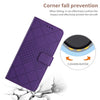 For Samsung Galaxy A71 5G Rhombic Grid Texture Leather Phone Case(Purple)