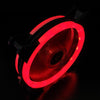 COOLMOON 12cm Dual Aperture Computer Mainframe Chassis Dual Interface Fan(Red)