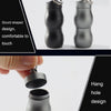 F25 Outdoor First Aid Pill Sealed Bottle Mini Waterproof Metal Medicine Jar Keychain(Cold Gray)