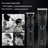 Men Electric Haircutting Tools Set Sculpting Electric Clipper(Gold)