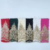 Women Chiffon Beaded Long Headscarf, Size:170cm(Light Green)